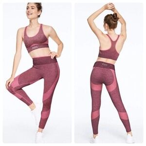PINK Seamless High Waist Leggings Athletic Yoga Pants Activewear Gym